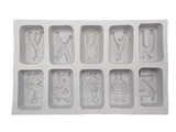 Alphabet Monsters Silicone Mold