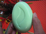 3-D Oval with Leaf Soap Mold