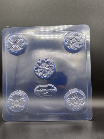 Small Flowers Soap Mold