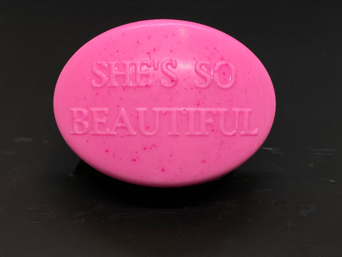 She's So Beautiful Domed Oval - Personal Size Mold