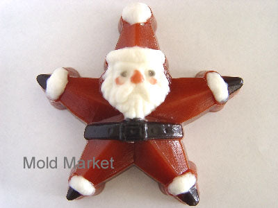 Santa Star Mold