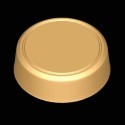 Beveled Border Circle Soap Mold