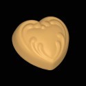 Small Victorian Heart (personal size) Soap Mold