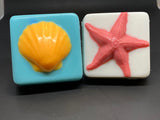 Starfish and Shell Curved Edge Mold