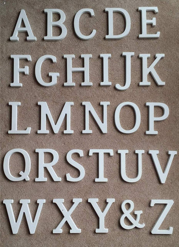 Classic Letter Molds (uppercase)